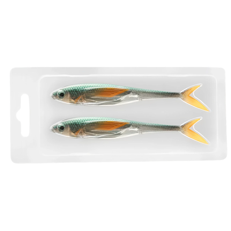 2PC T Tail soft bait